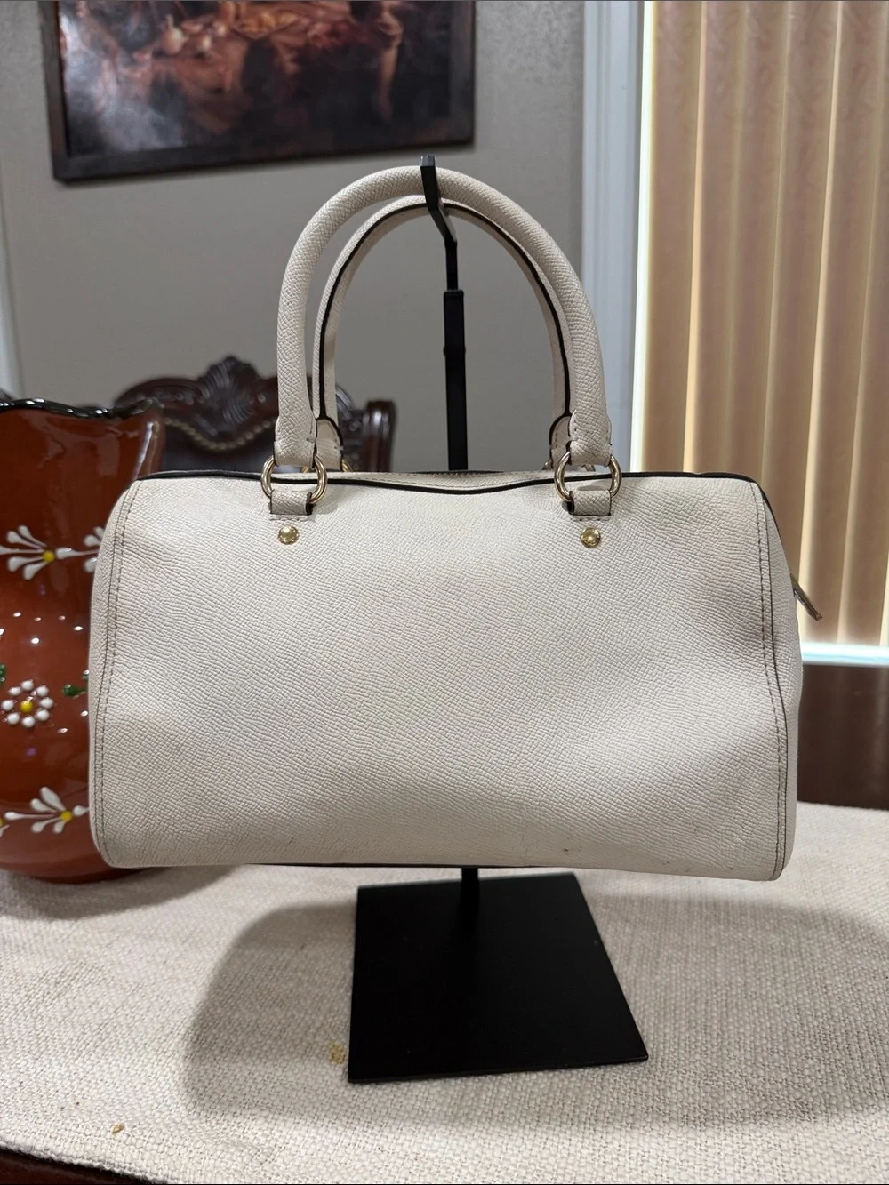 Coach Rowan pebble Leather hand bag